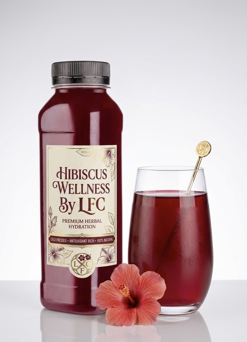 Cramp Relief Hibiscus drink – feminine care product by Luxe Femme Care Ghana