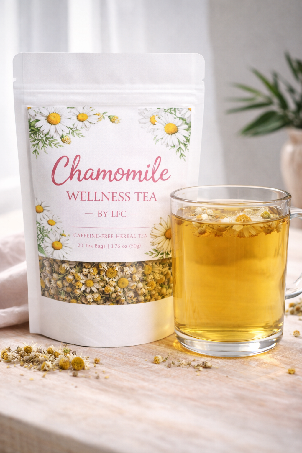 Chamomile Tea in Bags – feminine care product by Luxe Femme Care Ghana